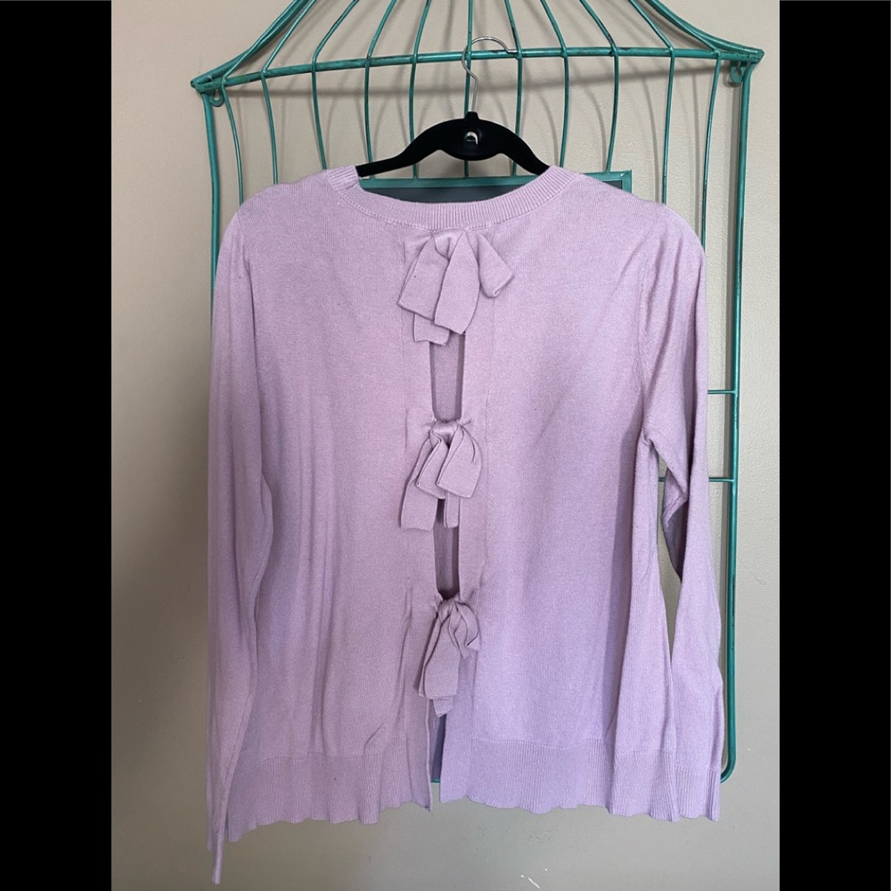 New York & Company Bow Sweater